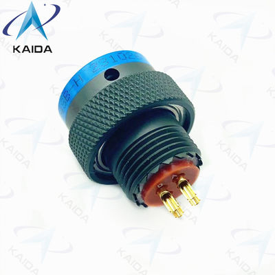 Qualität  7.5A Mil Dtl 38999 Series Ii 4 Female Pins Olive Green Cadmium D38999 Series 2 usine