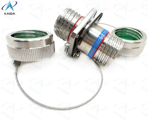 Qualität  Secure Free Hanging Optical Fiber Connectors with Solder Termination and Mountin J599A8 20KC04C1N-S Hermetic Receptacle usine