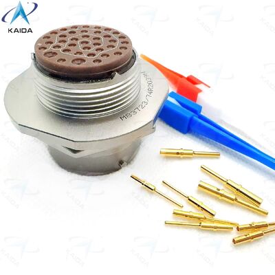 Qualität  MIL-DTL-83723, SERIES III CONNECTORS  WITH BAYONET COUPLING，M83723/74R2039N，Jam Nut Receptacle,  Shell Size 20 with Contact layout 20-39. usine