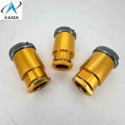 Qualität  Bayonet Coupling PC-32T PC Series Russian Standard Connector.Anodized Yellow Plating.32 Pins.Straight Plug with Backshell usine