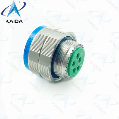 MIL-DTL-38999 Serie III Stecker D38999/26KE05PN aus Edelstahl Passiviert mit 5 weiblichen Nadeln