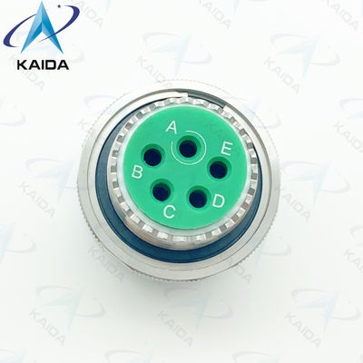 MIL-DTL-38999 Serie III Stecker D38999/26KE05PN aus Edelstahl Passiviert mit 5 weiblichen Nadeln