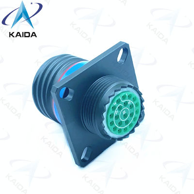 Olivengrün D38999 Serie 3 Kadmiumschalen 22 Weibliche Pins Mil Dtl Serie 38999