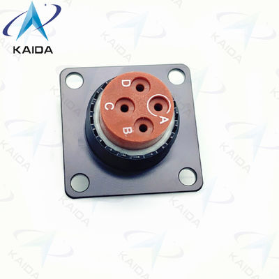 4 weibliche Pins MIL-DTL-38999 Serie 2 Balck-Anodisierte Plattierung 38999 Stromanschluss