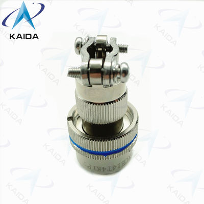 4 Kontakte Stecker Kreislauf elektrischer Stecker Elektroleist Nickel Runddrahtstecker