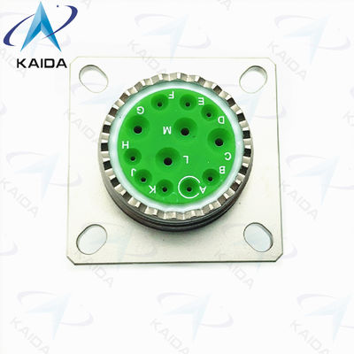 Kontakt mit Kupferlegierung MIL-DTL-38999 Serie 3 12 männliche Pins D38999 20FD97PN