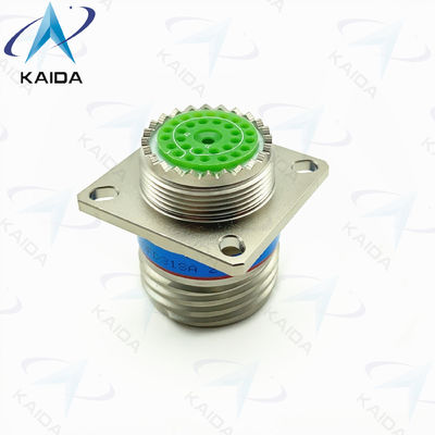 Quadratischer Flanschbehälter MIL-DTL-38999 Serie III mit 500 V Elektroless Nickel D38999/20FD31SA.8D Serie