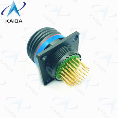 MIL-DTL-38999 Serie III Langer PCB-Schwanz Olivengrüner Cadmiumschalen D38999/20WE35PLN.8D-Serie