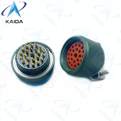 Gerade Stecker MIL-DTL-26482 Serie I mit Kabelklemm Zubehör MS3116F16-23S Olivengrün Cadmium 23 weibliche Pins