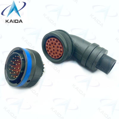 90 Grad Stecker Geschlecht Lötkontakt Endung MIL-DTL-26482 Serie I PT08E16-26P elektrisch leitendes Cadmium