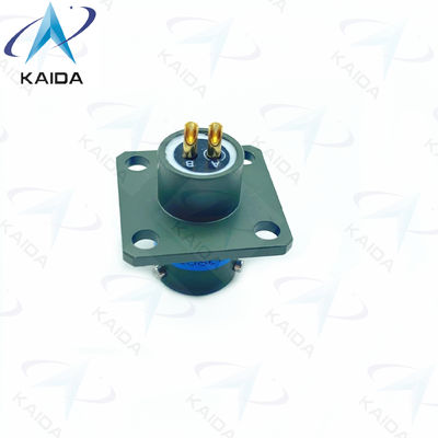 Aluminiumlegierungskopplungsnut MIL-DTL-26482 Serie I Miniaturverbindung MS3112E08-02PNB Olivengrün Cadmium