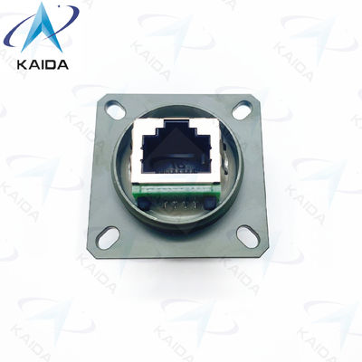 Finnische Olivengrüne Cadmium RJFTV21G Lötendurchlösungsmethode RJ45-Serie Tri-Start-Fadenkopplungsmechanismus