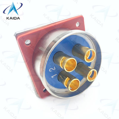 Y50DX Aluminiumkreisförmiger elektrischer Steckverbinder Behälter 3 Kontakte Betriebstemperatur -55°C bis 125°C.Y50DX-D404ZK10