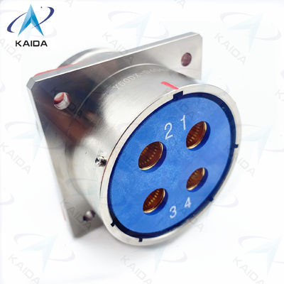 Y50DX Aluminiumkreisförmiger elektrischer Steckverbinder Behälter 3 Kontakte Betriebstemperatur -55°C bis 125°C.Y50DX-D404ZK10