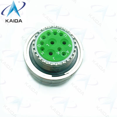 Vergoldete 11 Kontakte MIL-DTL-38999 Serie 3 Steckverbinder.D38999/26KE11PN.Edelstahl passivisierte 8D-Serie