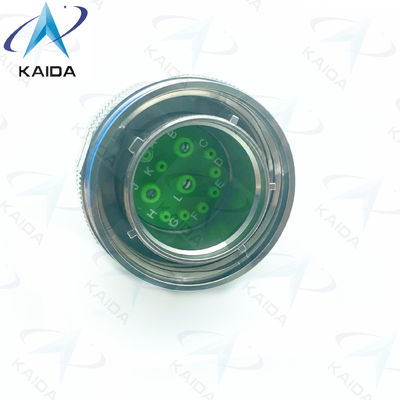 Vergoldete 11 Kontakte MIL-DTL-38999 Serie 3 Steckverbinder.D38999/26KE11PN.Edelstahl passivisierte 8D-Serie