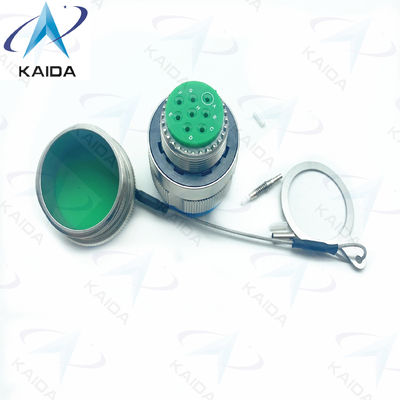 Haltbarkeit Glasfaserverbindung Crimp Metal Blau Muti Mode Kabel 500 Paarungszyklen D38999/26KE08B1NF2M Edelstahl