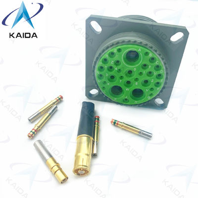 Gold-Crimp-Kontakt MIL-DTL-38999 Serie III Olivengrüne Cadmium-Schale 7A Spannung 500V.D38999/20WJ20SN.8D Serie