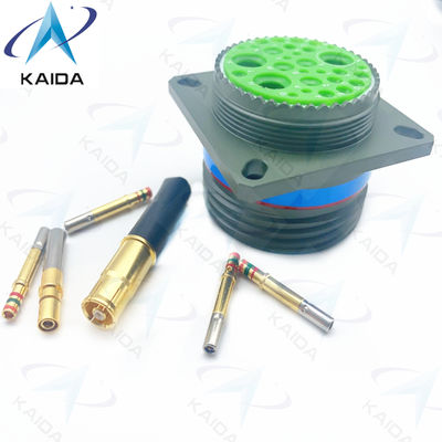 Gold-Crimp-Kontakt MIL-DTL-38999 Serie III Olivengrüne Cadmium-Schale 7A Spannung 500V.D38999/20WJ20SN.8D Serie