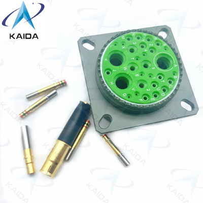 Gold-Crimp-Kontakt MIL-DTL-38999 Serie III Olivengrüne Cadmium-Schale 7A Spannung 500V.D38999/20WJ20SN.8D Serie