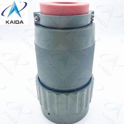 Y50DX-Reihe Kreislauf-elektrische Stecker Aluminium Olivengrün Cadmium Stecker 4 Kontakte Y50DXD4-04TK5NL2