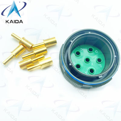 Vergoldete Kupferlegierung mit Gewinde MIL-DTL-38999 Serie 3 Steckerverbindung Crimp 8# Stromanschluss.D38999/26WH06PN.8D Serie