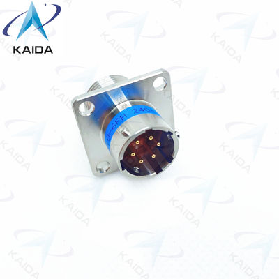 Gold-Kontakt-Finix 6 Kontakt-Lötung Typ MIL-DTL-26482 Serie Steckverbinder MS3470S10-6PH Passiviert aus Edelstahl