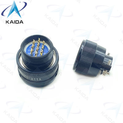 Y11X-Serie Schwarz-Anodisiertes Aluminium-Solder-Kreislauf-Stromanschluss Stecker Y11X-1210TK2