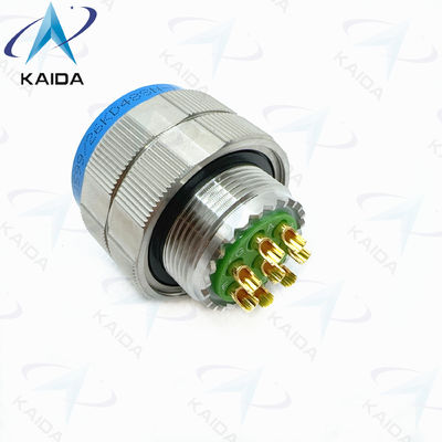 Gießte Kupplung MIL-DTL-38999 Serie III..D38999/26KD48SN-H. Passiviert aus Edelstahl.