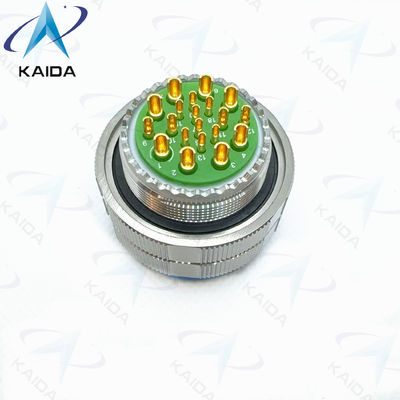 MIL-DTL-38999 Serie 3 Kupferlegierung Kontakte Stecker Edelstahl Schale 20 Kontakte Gold Veredelung