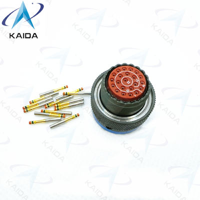 Olivengrün Cadmium Finish Goldplattiert MIL-DTL-38999 Serie II 7.5A Nennstrom Krempkontakt.MS27484T12B35S.JTG06