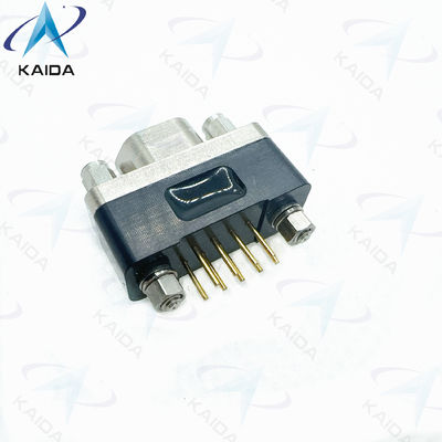 Vertikale MIL-DTL-83513 Rechteck-Steckdose Micro D PCB-Konnektor Gold über Nickel Kontaktplattierung GMR7580-9S2BPN