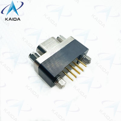 Vertikale MIL-DTL-83513 Rechteck-Steckdose Micro D PCB-Konnektor Gold über Nickel Kontaktplattierung GMR7580-9S2BPN