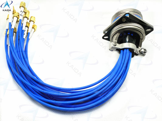 Kohäxialkontakte mit elektroless Nickelplattiertem Kohäxialkabel mit SMJ-Endung D38999/20FJ19AN-SMJ
