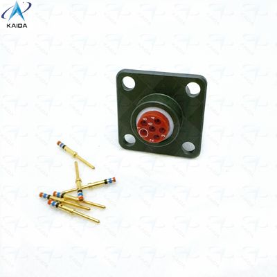 7.5 Amper Kupferlegierung Krempfhalter mit Goldplattierung aus Thermoplast.MS27508E8B35P.Box-Häusehalter.JTP02