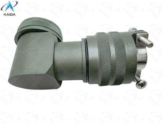 90° Winkel und Profil Drehkopplungsanschluss Rückenhülle mit Olivengrüner Cadmiumaufbereitung M85049/79-21W07