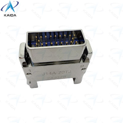 3A Goldkontakt J14 Stecker für extreme Temperaturen Rechteckstecker J14A-20TJ Stecker mit Pin