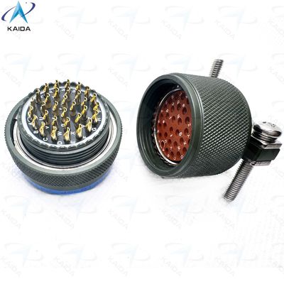 Olive Green Cadmium Shell Finish Miniaturverbindung MIL-DTL-26482 Serie I für Militär und Luftfahrt MS3116F18-32PN, Stecker mit Kabelklemm.