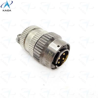 Kreisförmige elektrische Steckdose mit gerade Klemmrückschäle Elektroless Nickel Steckdose Shell.Y8D Serie.Y8D-4TJL