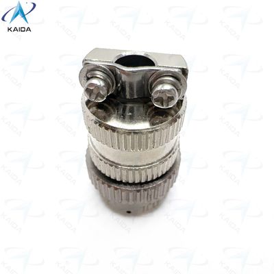 Kreisförmige elektrische Steckdose mit gerade Klemmrückschäle Elektroless Nickel Steckdose Shell.Y8D Serie.Y8D-4TJL