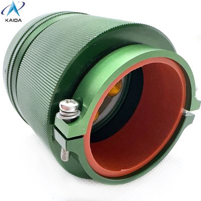 4 Kontakte Stecker mit gerader Klammer Rücken Hülle widersteht extremen -55C bis 125C Bedingungen Hochstromverbinder Y50DX-3204TJ2P1 Zinkbeschichtung