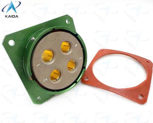 Aluminiumkreisförmiges elektrisches Steckverbinder -55°C bis 125°C für schwere Industrieanlagen bei extremen Temperaturen.Hochstromstecker. Y50DX-3204ZK10P1