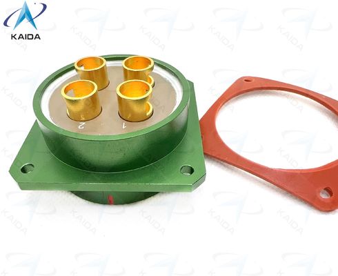 Aluminiumkreisförmiges elektrisches Steckverbinder -55°C bis 125°C für schwere Industrieanlagen bei extremen Temperaturen.Hochstromstecker. Y50DX-3204ZK10P1
