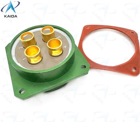 Aluminiumkreisförmiges elektrisches Steckverbinder -55°C bis 125°C für schwere Industrieanlagen bei extremen Temperaturen.Hochstromstecker. Y50DX-3204ZK10P1