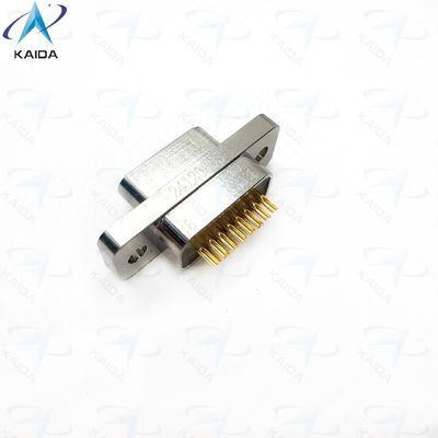MDM-15PSP Mikro-D-Metallschalen Nickelfiniß für langlebige Leistung.Kupferlegierung Goldplattenkontakte entsprechen MIL-DTL-83513 MDM-15PSP