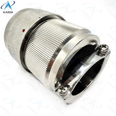 Elektroless Nickel Shell Circular Electrical Connector 100A Strombewertung für schwere Maschinen.Entworfen als Push-Pull-Sperrmechanismus Regenfest Staubfest und Schutzschalen