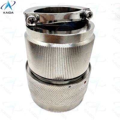 Elektroless Nickel Shell Circular Electrical Connector 100A Strombewertung für schwere Maschinen.Entworfen als Push-Pull-Sperrmechanismus Regenfest Staubfest und Schutzschalen