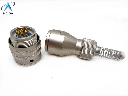 Industrielle Lötmittel-Kontaktart Kreislauf-elektrische Stecker für stabile und Verbindungen.Flugzeugstecker 7 Kernkreislauf-Stecker YL11H26N1007K21
