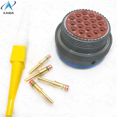 19 Kontakte Gerade Stecker MIL-C-26482 II für eine dauerhafte Verbindung in Schwerlastanwendungen