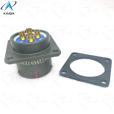 Y50EX-Reihe Kreislauf-elektrischer Steckverbinder mit Olive Drab anodisierter Steckverbinder.